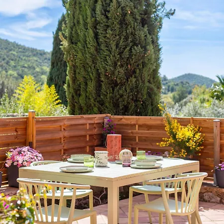 Maison Les Borrels Terrasse Vue Panoramique Macif Des Maures Holiday home